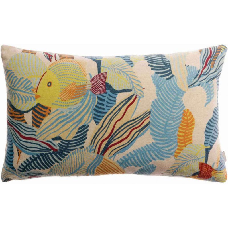 Coussin imprimé Dori - LAGON - 30 X 50