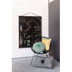 Coussin brodé Noa - 45 X 45