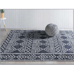 Tapis Maïs Charbon/ivoire - CHARBON/IVOIRE - 160 X 230