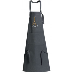 Tablier de cuisine recyclé Tour Eiffel avec poche 85 x 72 - OMBRE - 85 X 72