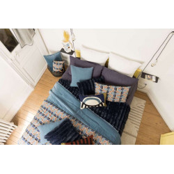 Coussin recyclé Titou - ACIER - 30 X 50