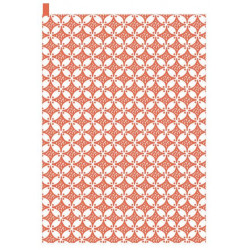 Torchon Fatou recyclé Corail 50 x 70 - CORAIL - 50 X 70